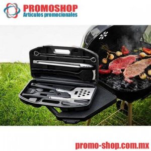BBQ012  SET DE BBQ NOGAL - foto 1