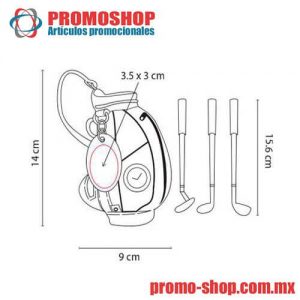 GLF01 RELOJ Y PORTAPLUMAS GOLF - foto 1