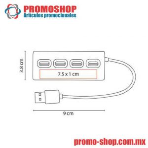 HUB010 CONCENTRADOR DE PUERTOS USB NEWPORT - foto 1